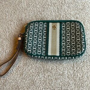 Tory Burch wristlet! Used once! 5 x 7 I